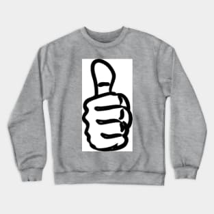 THUMBS UP Crewneck Sweatshirt